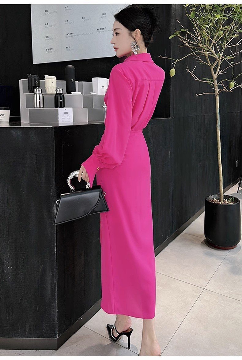 ĐẦM LỤA CỔ SƠ MI CAO CẤP D180